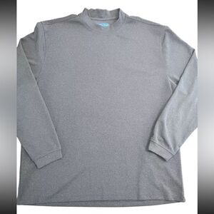 Pro Tour Mens XXL Gray Longsleeve Airplay Tshirt Wicking Golf #136